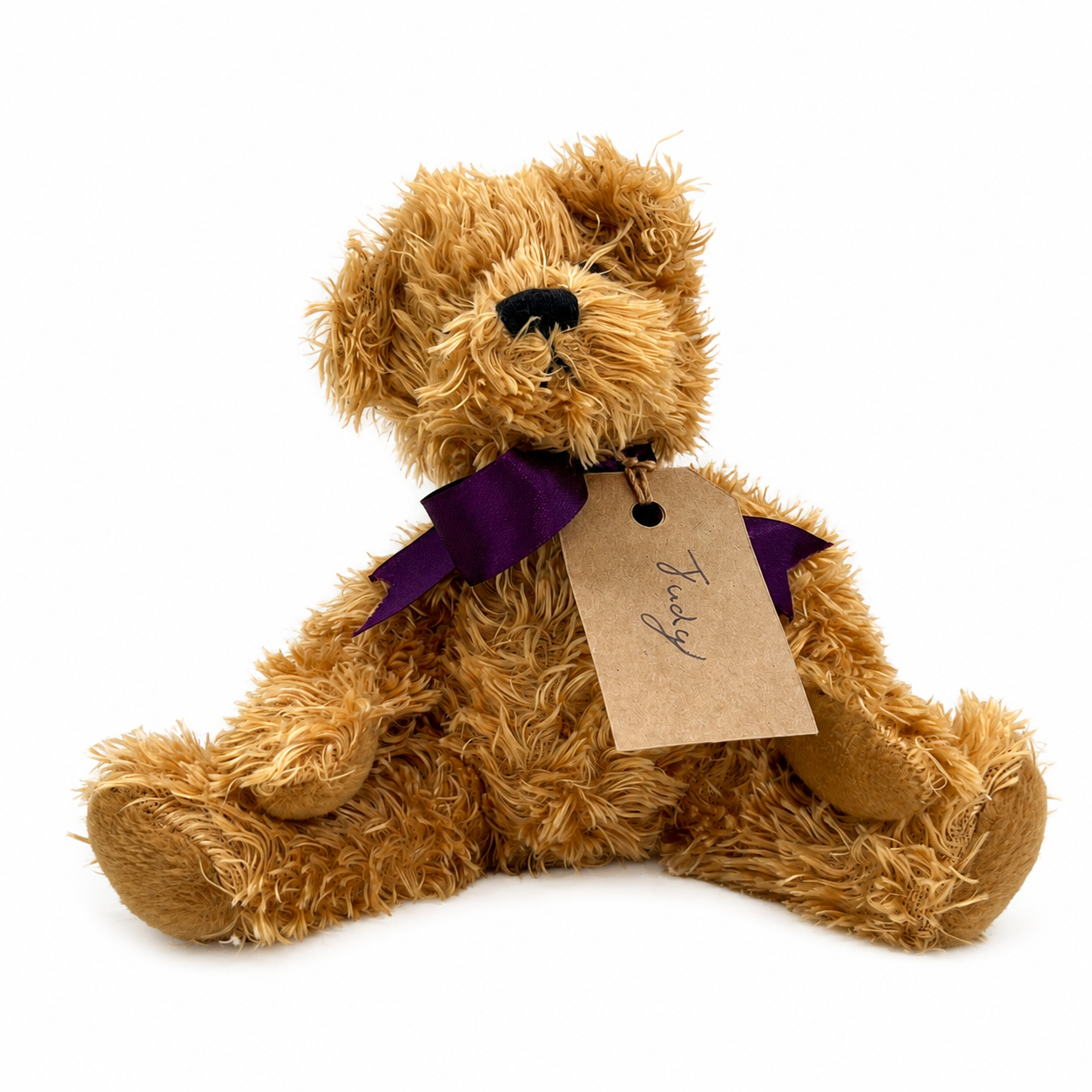 Judy, a rescued teddy bear